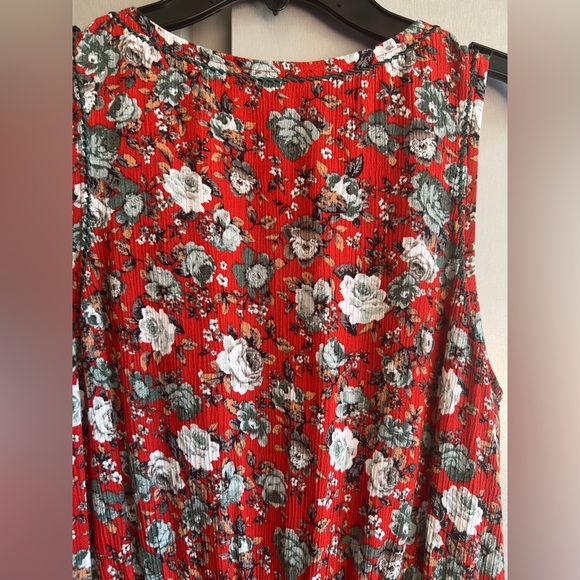 Market & Spruce Women’s S Midi Dress Floral Embroidered Boho Chic - Picture 6 of 14